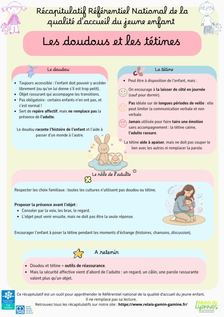 AFFICHE - récap référentiel national - doudous et tétines